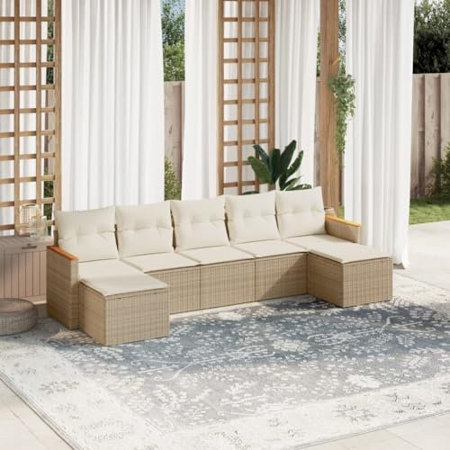 Festnight Loungemöbel Set mit Stauraum Gartenlounge XXL Groß Garten Lounge Rattan Sofa Outdoor Polyrattan Gartensofa Terrasse Terrassenmöbel Gartenmöbel Ecklounge Couch Sitzgarnitur