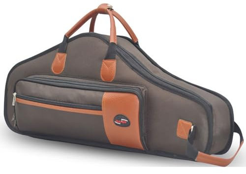 REIJAX 1680D wasserabweisendes Altsaxophon-Etui aus Oxford-Stoff, 15 mm gepolstert, stoßfest, Saxophon-Tragerucksack, Handtasche, Gigbag, tragbare, leichte Aufbewahrungstasche für den Außenbereich