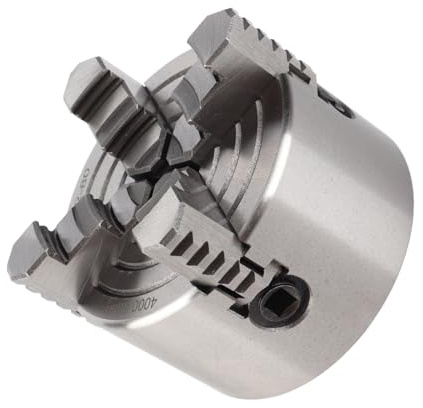 Portabrocas de Torno de Metal de 4 Mandíbulas K72-80 de 3 Pulgadas, Accesorios de Máquina de Torneado de Mandíbula Reversible