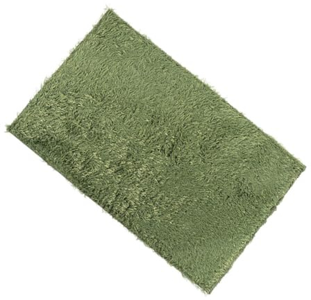 Toddmomy Césped Artificial Caras Sustrato para Tortugas Almohadilla Decorativa Fácil De Cortar Protege Humedad