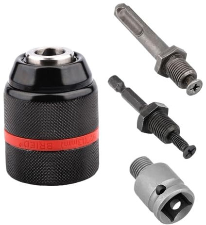 YJQHODY Portabrocas sin Llave de Alta Resistencia 1/2-20UNF, Adaptador Hembra de vástago Hexagonal/SDS/Cuadrado for conversión a Atornillador de Impacto