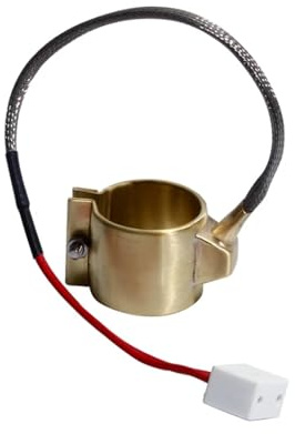 PVUVT Résistance chauffante en laiton 30 x 20/30 x 35/30 x 50/30 x 55/30 x 60 mm AC 220 V 80 W/150 W/210 W/230 W/250 W(210W 30x50mm(IDxH))
