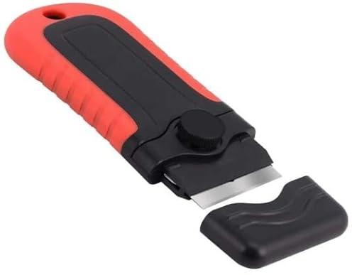 CANOPUS Multi-Surface Cleaning Tool Non Scratch with 10 Spare Replacement for Glass, Ceramic Cooktops, Ovens, Glass Top Stoves Removes Burned On Food, Tough Stains, Dirt, Stickers and Paint