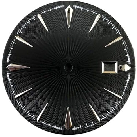 Esfera de 35 mm de diámetro, compatible con relojes mecánicos de calibre NH35.(Black)