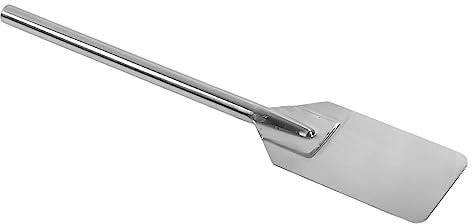 WPKD BLUEIY Espátula de cocina ultra larga, de acero inoxidable, mango largo, para hornear y revolver, 61 cm, extragrande, ideal para mezclar y servir