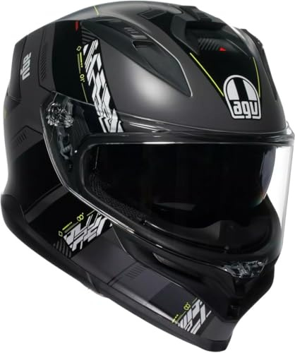 AGV K7 Kyber Helm, schwarz matt/gelb, M (57/58)