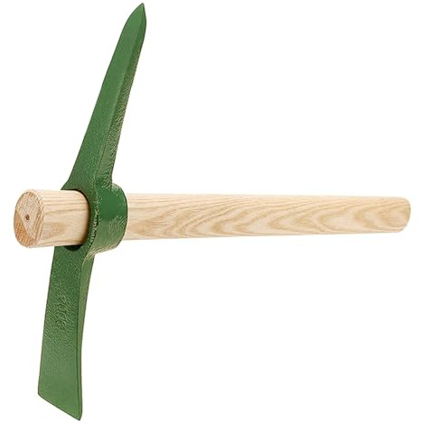 FONDOTIN de Jardin Robustes Acier Forgé avec Manche Houe à Main Multifonction pour Creuser Ameublir Sol et Transplanter Outil de Jardinage Durable pour Potagers et Verts