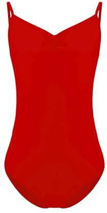ZYXWVU Body Danza Classica Bambina Body Ginnastica Leotards con Spalline Regolabili | Spalline sottili regolabili, cuciture principessa, coulisse regolabile su scollatura e schiena, schiena a V