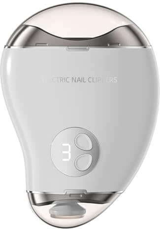 Adultos Trimmer De Uñas Eléctricas - Profesional La Uña Los Pies | Recortador Eléctrico | Picsis Aseo Mango Ergonómico, Herramienta Acabado Liso, Cuchilla Acero Duradera Para Duras Gru