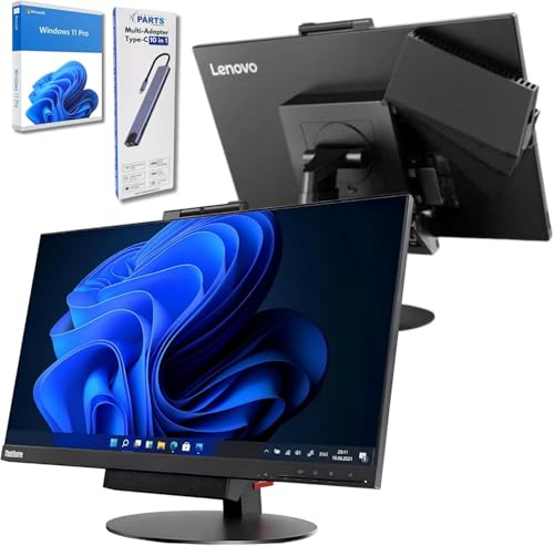 Lenovo All-in-One ThinkCentre TIO24 24″ Full HD | Intel Core i7 fino a 3.60 Ghz | 16 GB | 512 GB SSD | Webcam Win 11 Pro 36 Mesi Garanzia (Ricondizionato)
