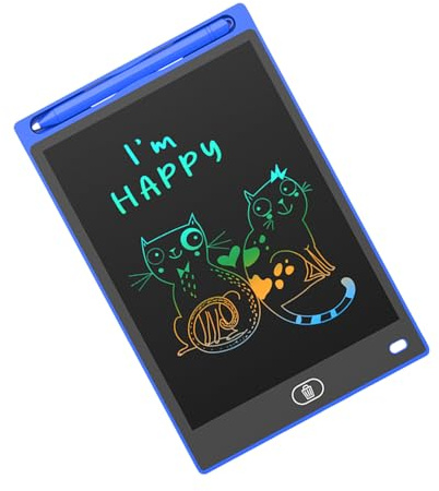 Dcaknri Tablette D'écriture LCD 8.5 Pouces Planche À Dessin pour Carnet De Croquis Jouet D'écriture Tableau Jouet Bloc-Notes Électronique Portable