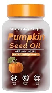 Olio di semi di zucca - Promuove la crescita dei capelli, mantiene l'equilibrio del corpo, supporta il sistema immunitario, la salute dei capelli, della vescica e della prostata - Non OGM