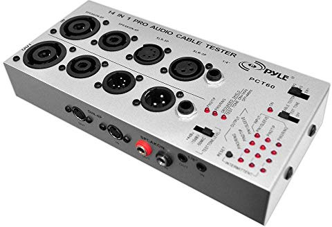 Pyle PCT60 - Probador de cables de audio 13 en 1
