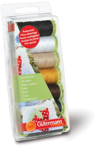 Gutermann Thread Set: Top Stitch: 7 x 30m
