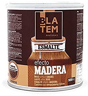 ESMALTE BLATEM EFECTO MADERA ROBLE CENIZA 500ML