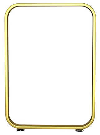 GEREP Tischgestell Kufengestell Tischkufen, Industriedesign, for DIY Esstisch, Schreibtisch, Couchtisch, Bank/D / W55×H73cm