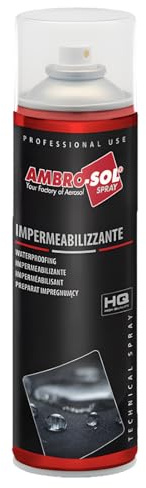 1 Bomboletta di Impermeabilizzante Spray da 500ml, idrorepellente, anti umidità protettivo per tessuti scarpe ideale nella Nautica, campeggio e casa - F