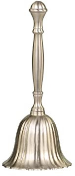 Weihnachtsschmuck - Christmas Glocke mit Henkel - Tischglocke - antik Messing