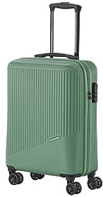 Travelite 4-Rad Handgepäck Koffer klein 34 Liter, Gepäck Serie Bali: ABS Hartschalen Trolley erfüllt IATA-Bordgepäckmaß, 55 cm