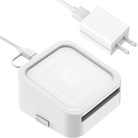 Rounkin Base de Lector de Tarjetas para Square sin Contacto y Chip Gen 1/2 (Blanco)