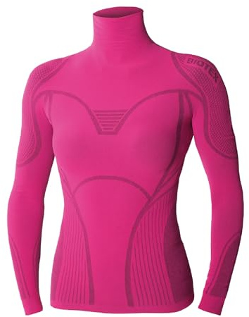 BIOTEX Lupetto Limitless da Donna con Collo Alto, Maglia Termica a Manica Lunga, Intimo Tecnico Sportivo