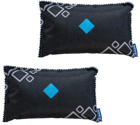 WENKO Auto Entfeuchter mit Indikator Wiederverwendbar [Entfeuchter Kissen 2 x 500 g] Luftentfeuchter Anti Feuchtigkeit
