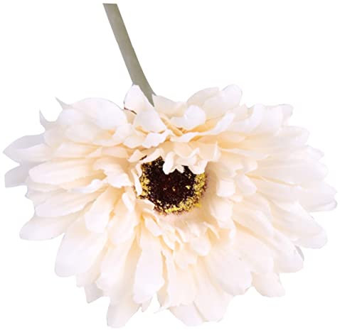 ORFOFE Künstlicher Weiß Blumenstrauß Stück Gewebe Chrysanthemen 10