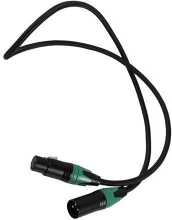 ibasenice Xlr Mikrofonkabel Geflochten Polig Männlich Zu Weiblich Für Mixer Und Lautsprecher Langlebig Und Installieren Mit Reinem Und Vernickeltem