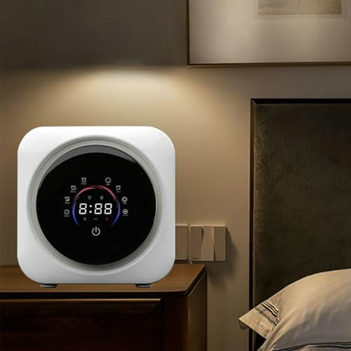 VPAIUNCKU 2-in-1 Mini Portable Washer And Dryer Combo - Wall Mounted Fully Automatic Front Drum Washing Machine With Lcd Control Panel - For Small Clothes, Underwear, Socks Desktop