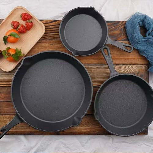 SPORTARC Pentola per barbecue in ghisa, la soluzione per stufare, cuocere e grigliare a casa o all'aperto (20 cm)