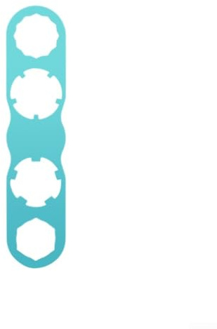 Cykelpedalnyckel för LOOK For KEO-pedaler med legeringskonstruktion och teknik för skydd mot pedalskador (sjöblå)