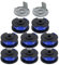 CDIYTOOL String Trimmer Replacement Spool Line, 0.065 Autofeed Replacement Spools for Ryobi One+ AC14RL3A 18V, 24V, 40V, Cordless String Trimmer Weed Eater Spools Line (8 Spool + 2 Cap)