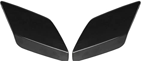 Exoggo 2 Stück links + rechts Stoßstangen, Waschdüse, Düse, Jet Abdeckungen für Golf VI 6 MK6 5K0955109C 5K0955110C Malerei