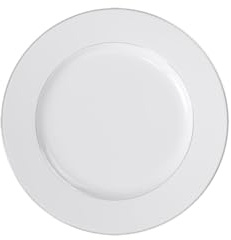 Villeroy & Boch Anmut Platinum No.1 Fuente Redonda Llana de 32 cm de Diámetro, Porcelana, Blanco, 32x32x5 cm