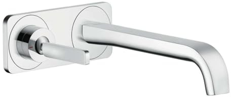 AXOR Wasserhahn Citterio Einhebel-Waschtischarmatur Unterputz, Auslauf Länge 220mm, Wandmontage, Chrom
