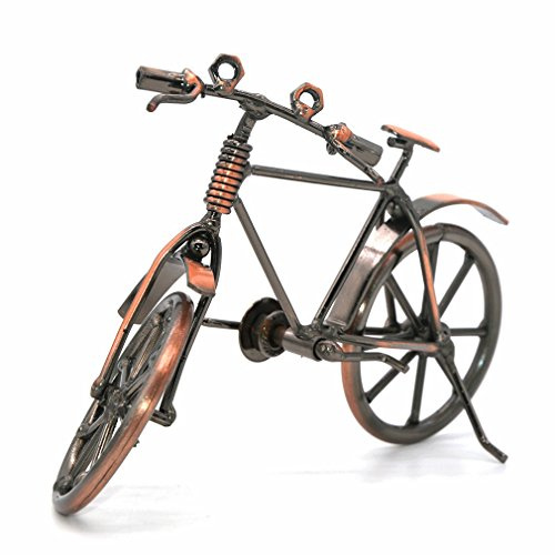 Metall Skulptur Retro Classic Handmade Eisen Fahrrad Einzigartige Metall Art Dekoration Ornamente für Home Office