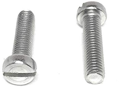 M5-.80 x 20 Stainless Steel Slotted Cheese Head Machine Screw DIN84 A2 M5x20 (25 Pieces)