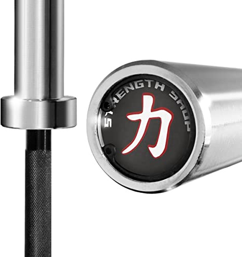 Strengthshop Kurze Garage Strength 15kg Langhantel 183.5cm - mit E-Coat Schaft und verchromten Buchsen - 50mm Scheibenaufnahmen Belastbar bis 200kg
