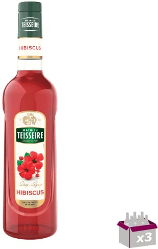 Lot de 3 - TEISSEIRE - Sirop Hibiscus - 70cL