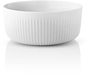 Eva Trio | Legio Nova Schale 1,0 l | Elegante Porzellanschale aus der Serie Legio Nova mit dezenten, dekorativen Rillen an der Außenseite | white