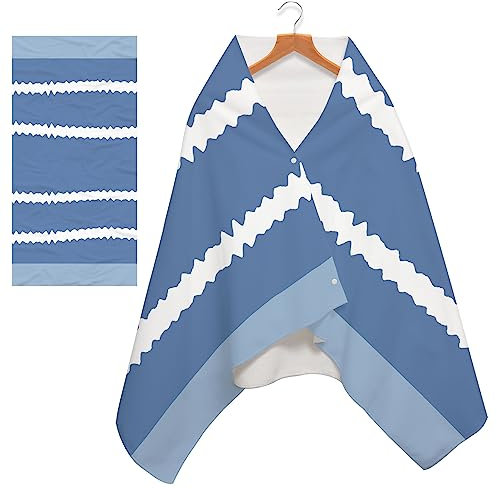 FANSU Strandtuch Microfaser Schnelltrocknend, Streifen Drucken Strandtücher Sandfrei Badehandtuch Taste Design Sporthandtuch Leicht Handtücher 160x80cm Badetuch Handtuch (Dunkelblau)