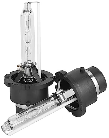 Qiilu D2S Xenon Brenner 2 Stück Xenon-Lampe D2S 6000K 35W 10000H 12V/24V Auto-Ersatzlampe Sicher Helle HID-Scheinwerferlampe