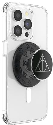 PopSockets Handy-Grip für MagSafe, Magnetischer Halter, Handyständer, Harry Potter - Enamel Deathly Hallows