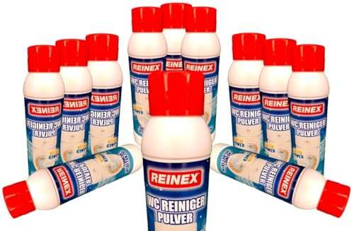 WC Reiniger Pulver von Reinex - 1000 g - Sparset - 12 Stück