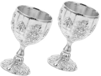 Ciieeo 3 Set Eleganti Calici Da Vino Rosso Delicati Bicchieri Da Vino Calici Portatili Per Cocktail Calici Da Whisky 2 Pezzi * 3