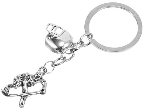 HANABASS Sport Schlüssel Hockey Schlüsselanhänger Metall Schlüsselanhänger Torwart Party Favor
