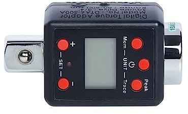 Torque Wrench Digital, Digital Torque Wrench Adapter, Square Drive 1/4, 1/2, 3/4 Inch 0.1-1000Nm, Accuracy 2%, For Bike, Bicycle, Car, Hand Tool,Electronic Torque Wrench(DTA6-500A 25-500Nm)