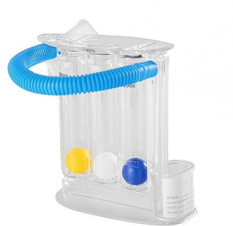 Lungenfunktion Tiefatemtrainer mit 3-Kammer,Atemtrainer mit 3 Bunten Bällen,Atemtrainer Lungenfunktion Tiefatemtrainer,Lungentrainer Atemtrainer