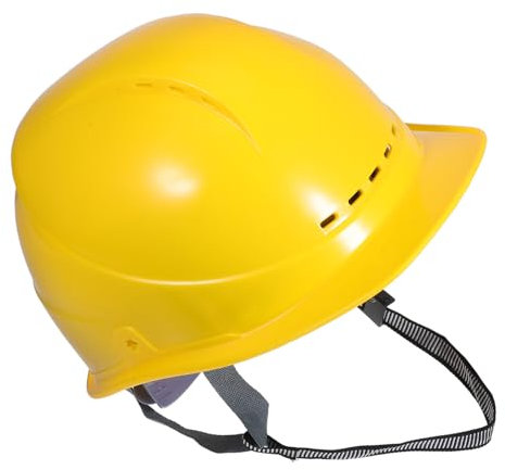 ROMISBABA Casque De Sécurité De Construction Jaune pour Adultes Casque De Léger Et Conçu pour Chantiers Et Divers Environnements De Travail Les Impacts Et Confort Optimal Accessoire pour