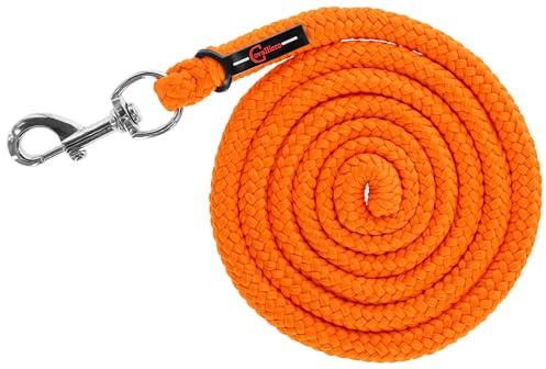 Kerbl Führstrick Hippo mit Karabinerhaken ? Orange (Länge 200 cm, Gewicht 0,1 kg, Material Polyethylen, Strick, Leine) 3230443